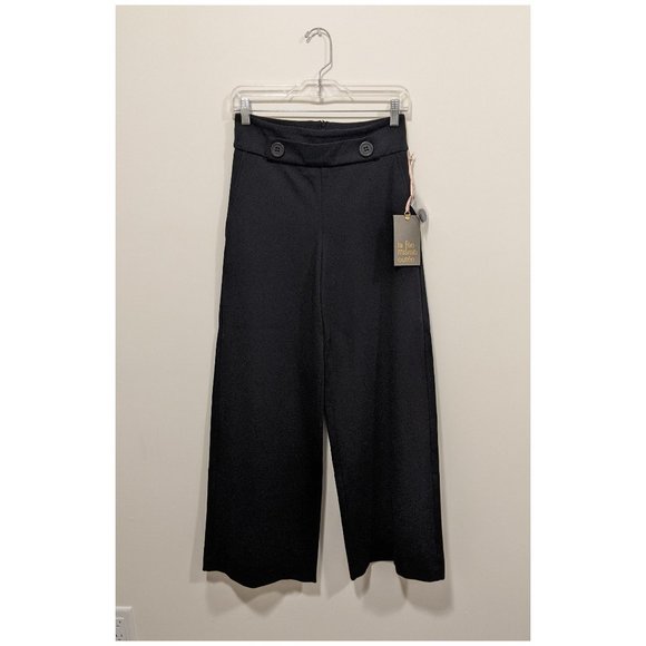La Fee Maraboutee Wide Leg High Waist Dress Pants - Picture 1 of 5